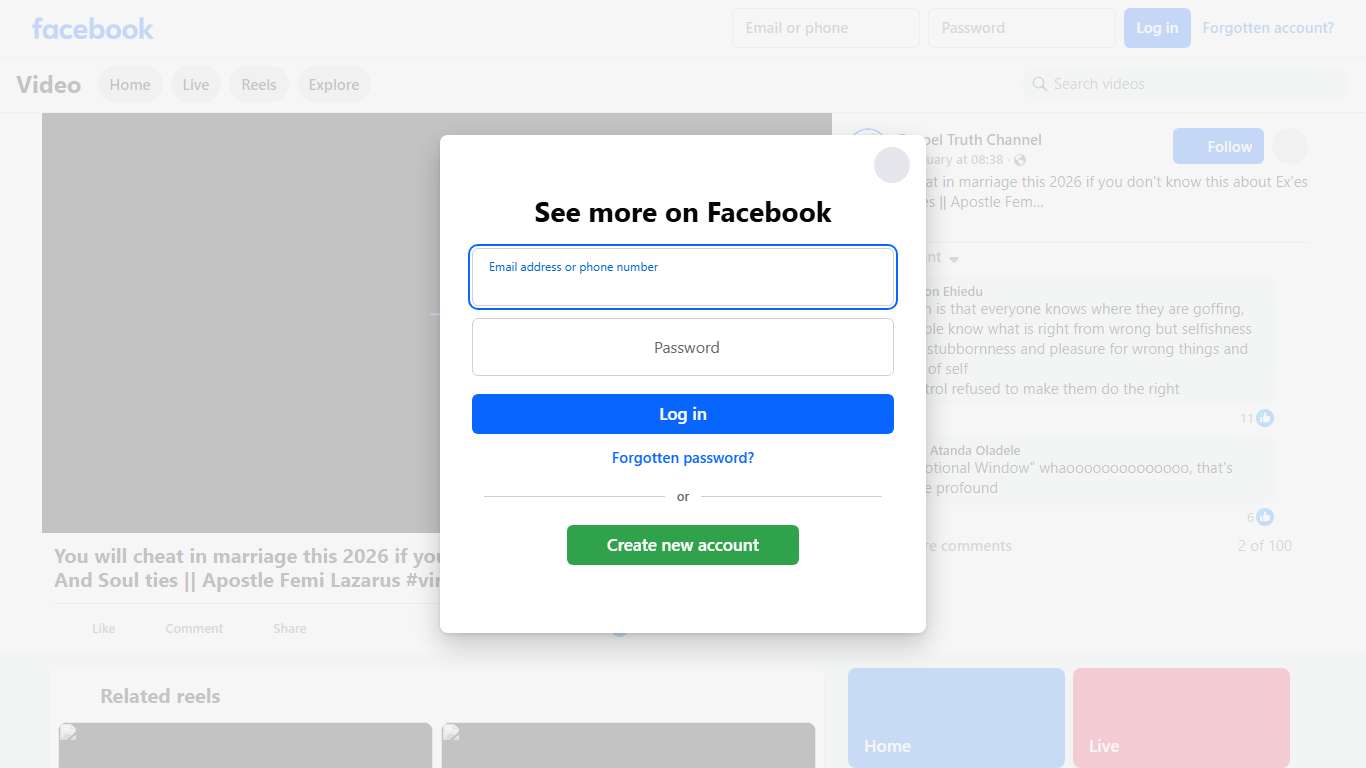 You will cheat in marriage this 2026 if you don't know this about Ex'es And Soul ties || Apostle Femi Lazarus #viralreels #viralvideo #trendingvideo Gospel Truth Channel Facebook